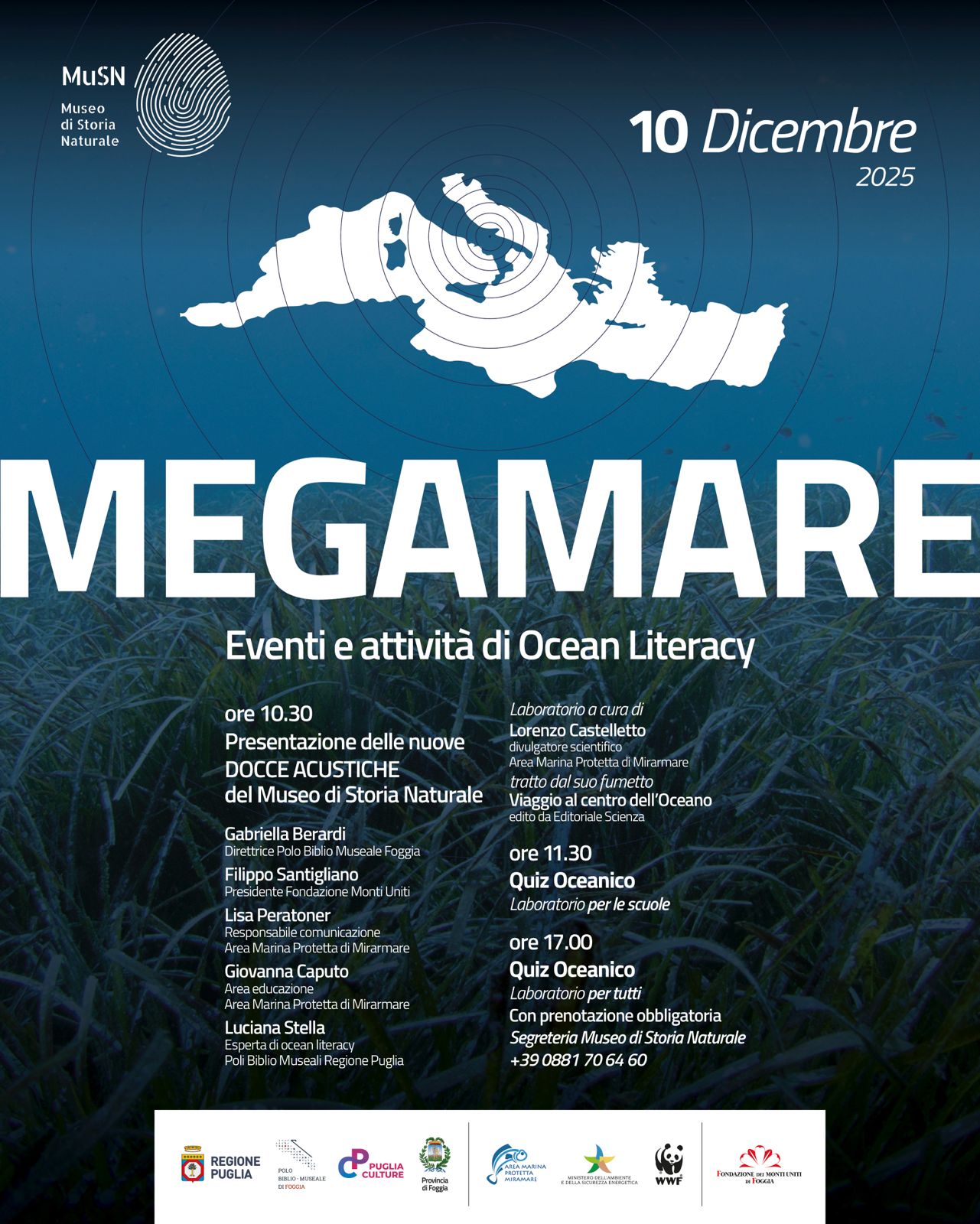 Per la prima volta in Puglia: due docce acustiche portano il mare al museo