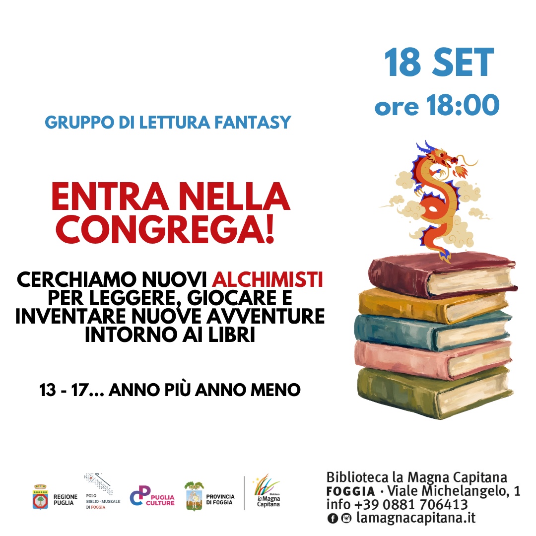 Gruppo di lettura Fantasy: entra nella Congrega!