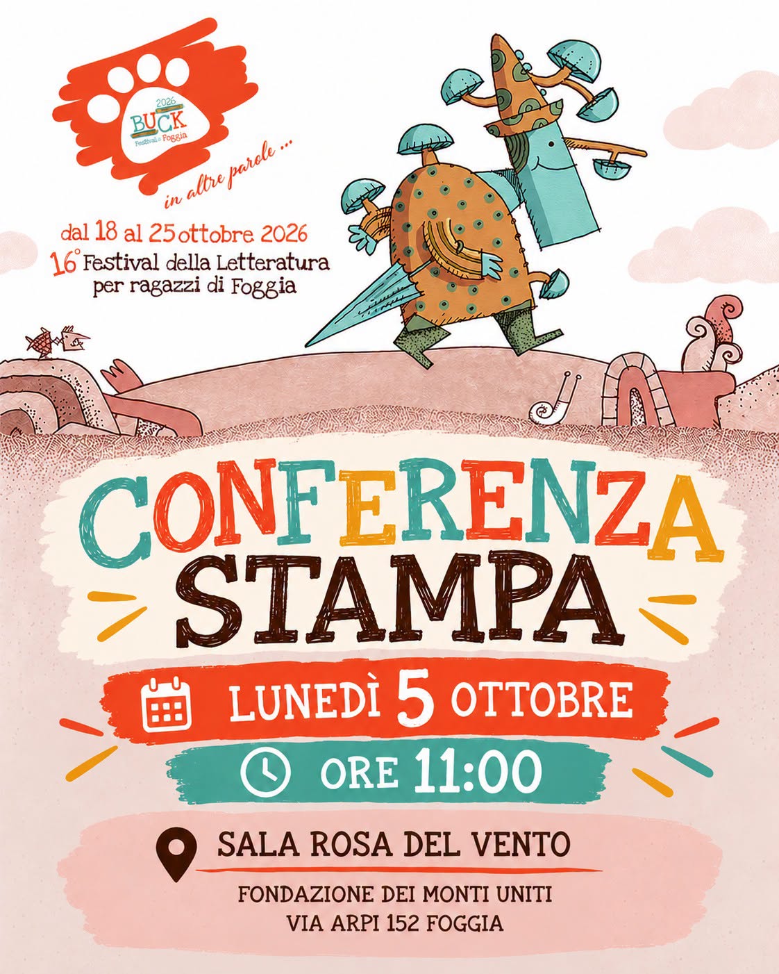 #Buck26: Conferenza stampa